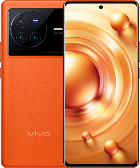 VIVO X80 Cell Phone Orange 512GB ROM 12GB RAM Brand New Original